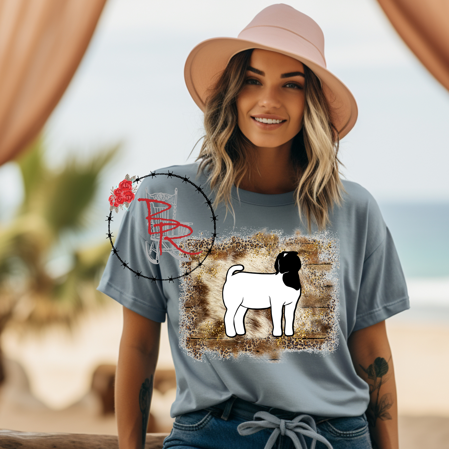 Stockshow Cheetah Boar Goat Shirt