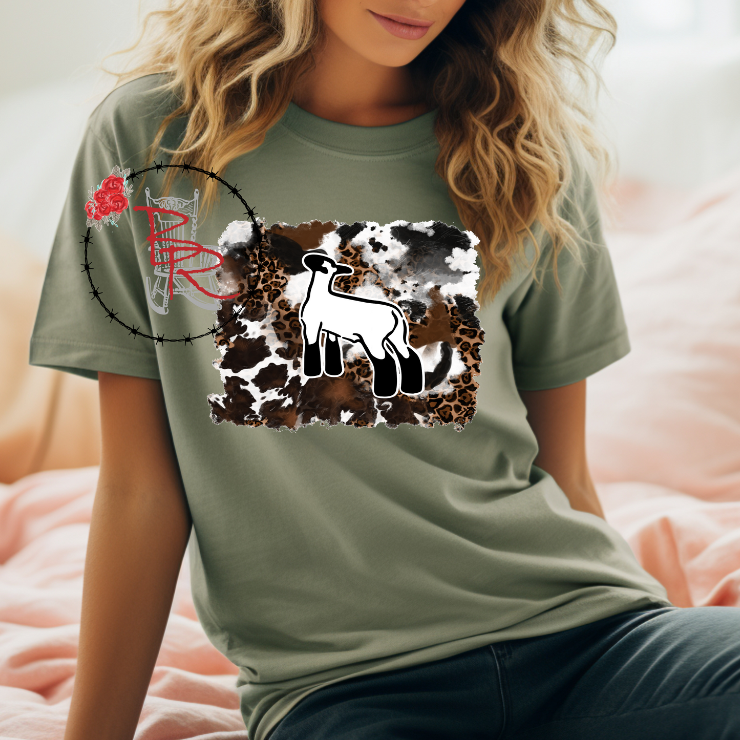 Cowhide Lamb Stockshow Shirt