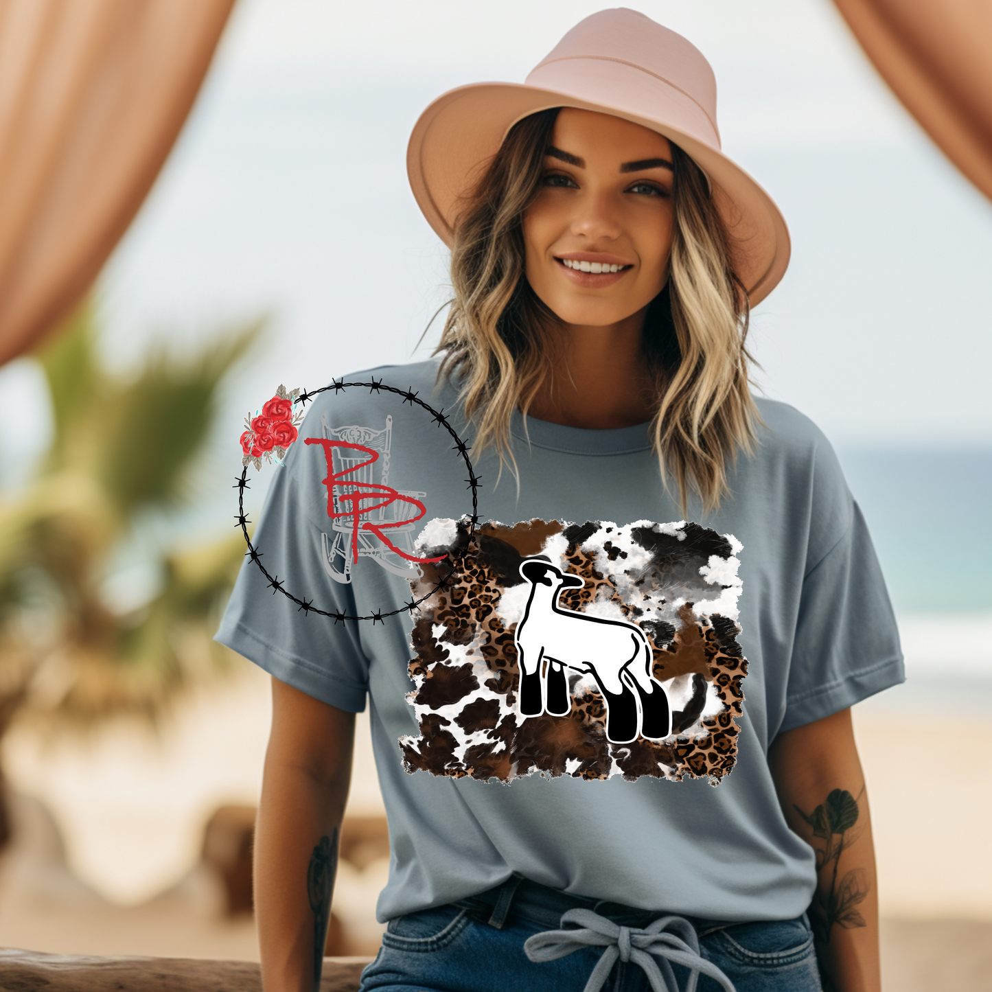 Cowhide Lamb Stockshow Shirt