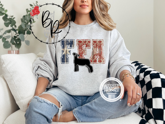 FFA Texas Star with Lamb Sweatshirt Crew