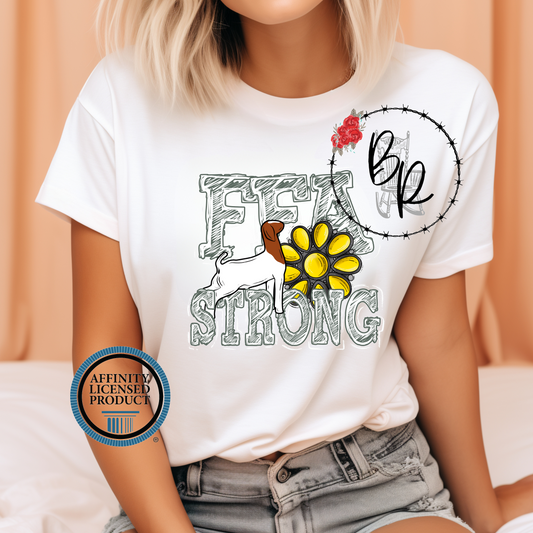 FFA Strong Goat Stockshow Stock Show T-Shirt Tee