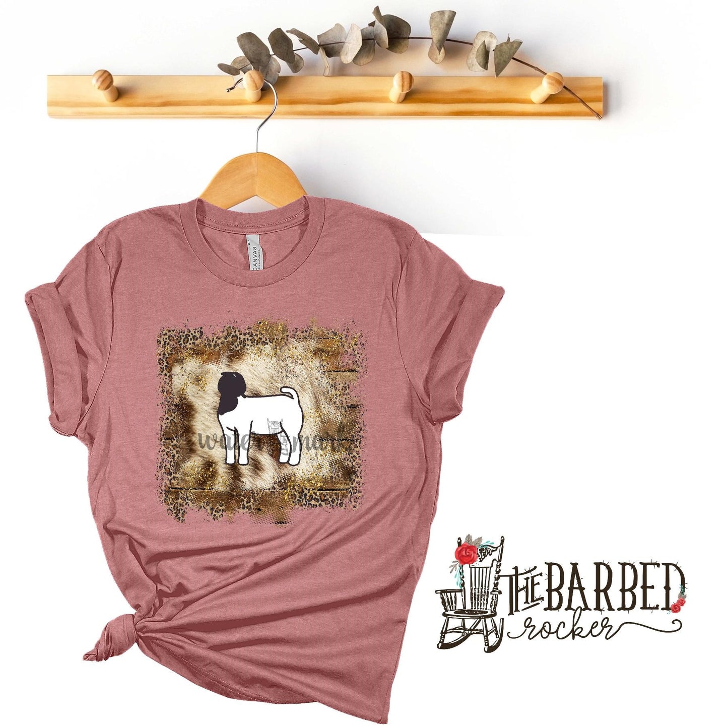 Cheetah Cowhide Goat T-Shirt