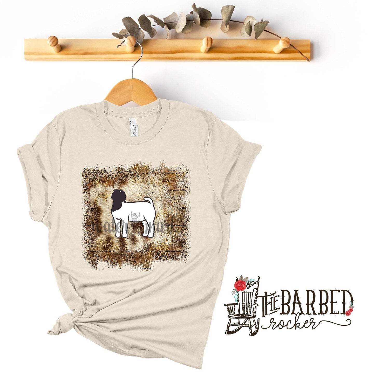 Cheetah Cowhide Goat T-Shirt