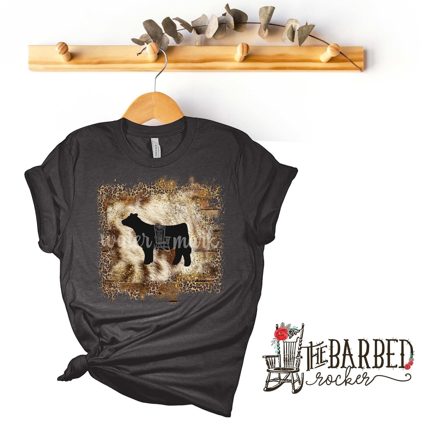 Cheetah Cowhide Heifer T-Shirt