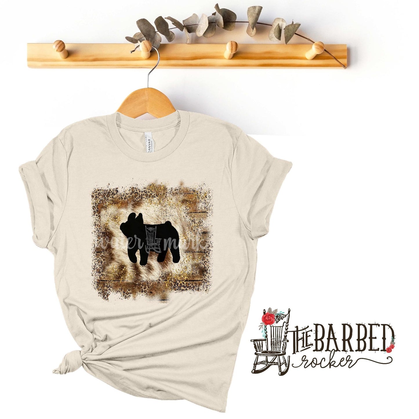 Cheetah Cowhide Pig T-Shirt