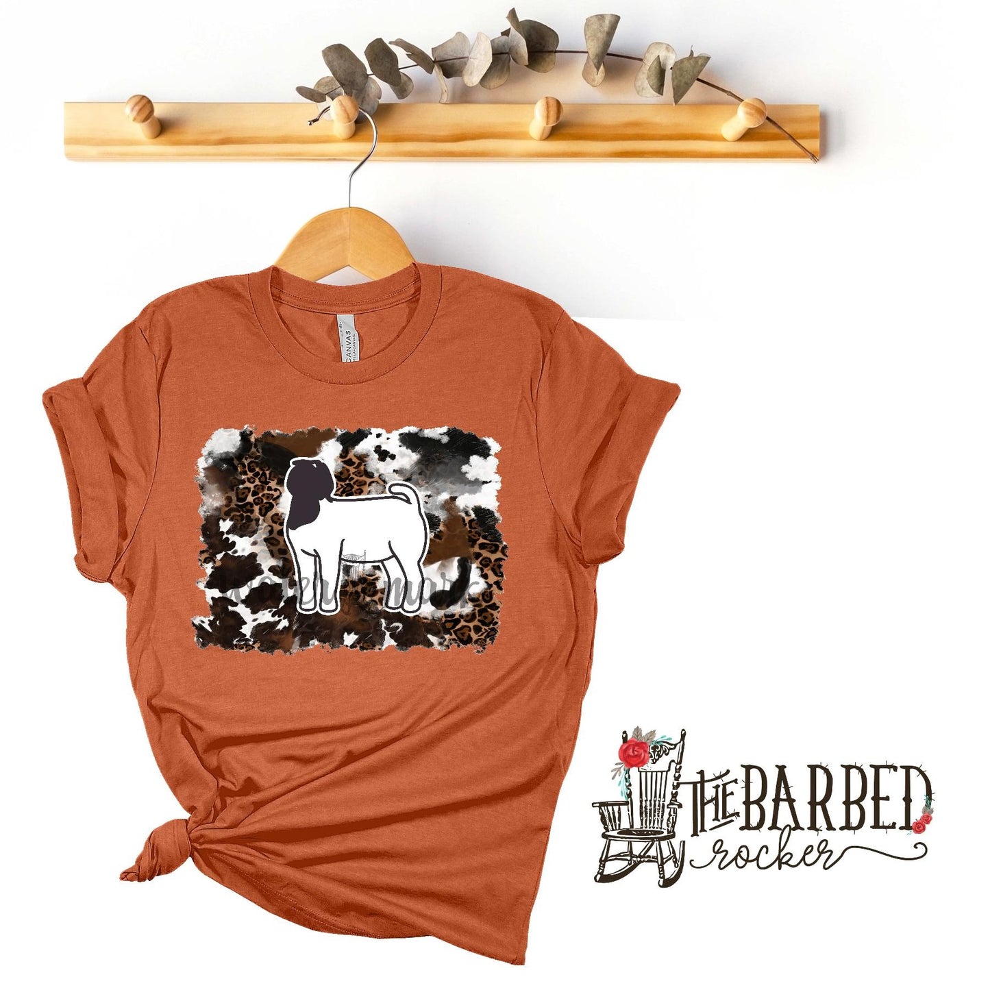 Cowhide Cheetah Goat Stockshow T-Shirt Show