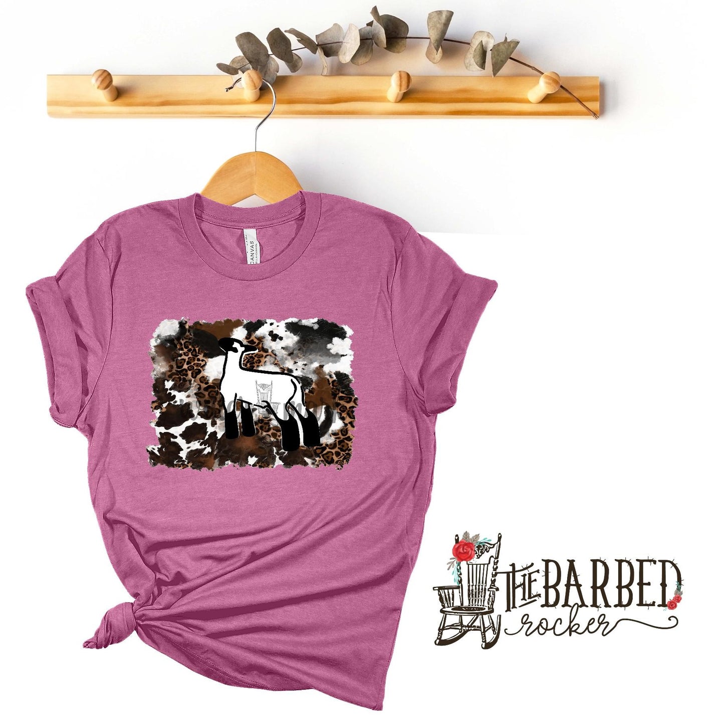 Cowhide Cheetah Lamb Stockshow T-Shirt Show