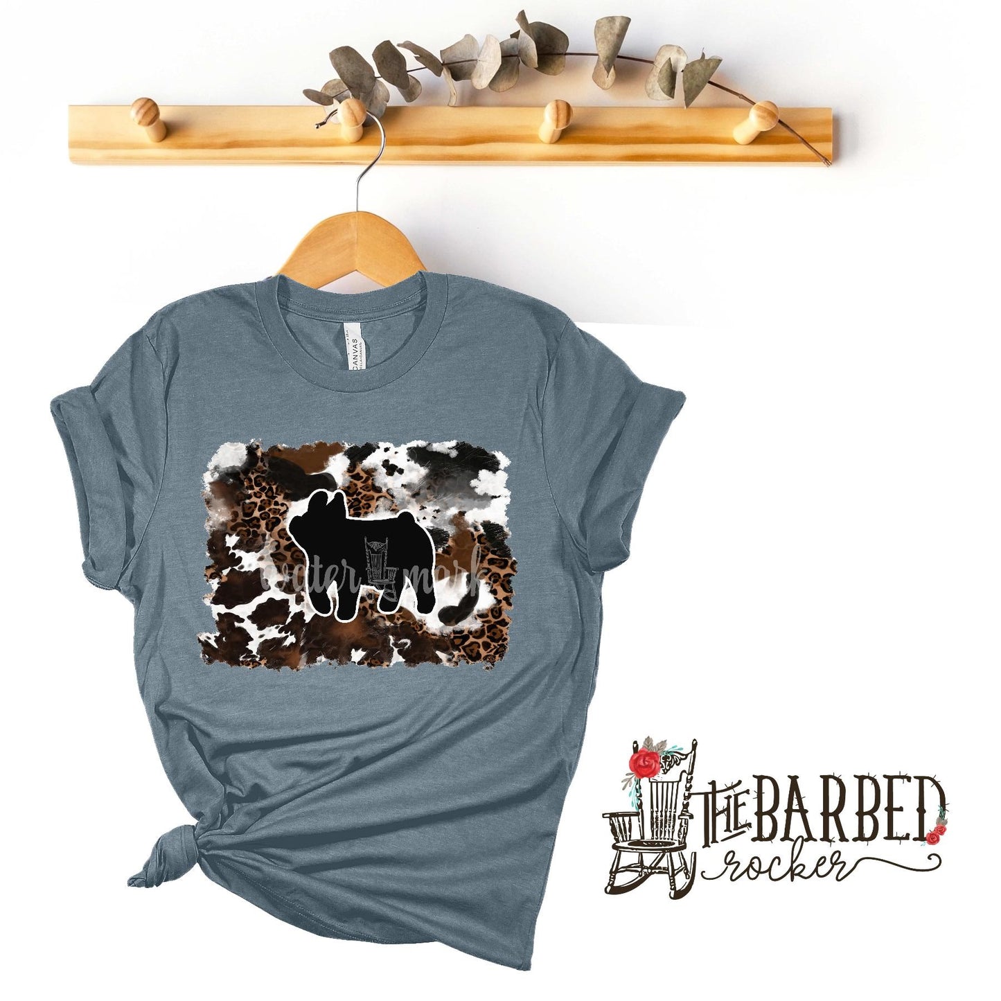 Cowhide Cheetah Pig Stockshow T-Shirt Show