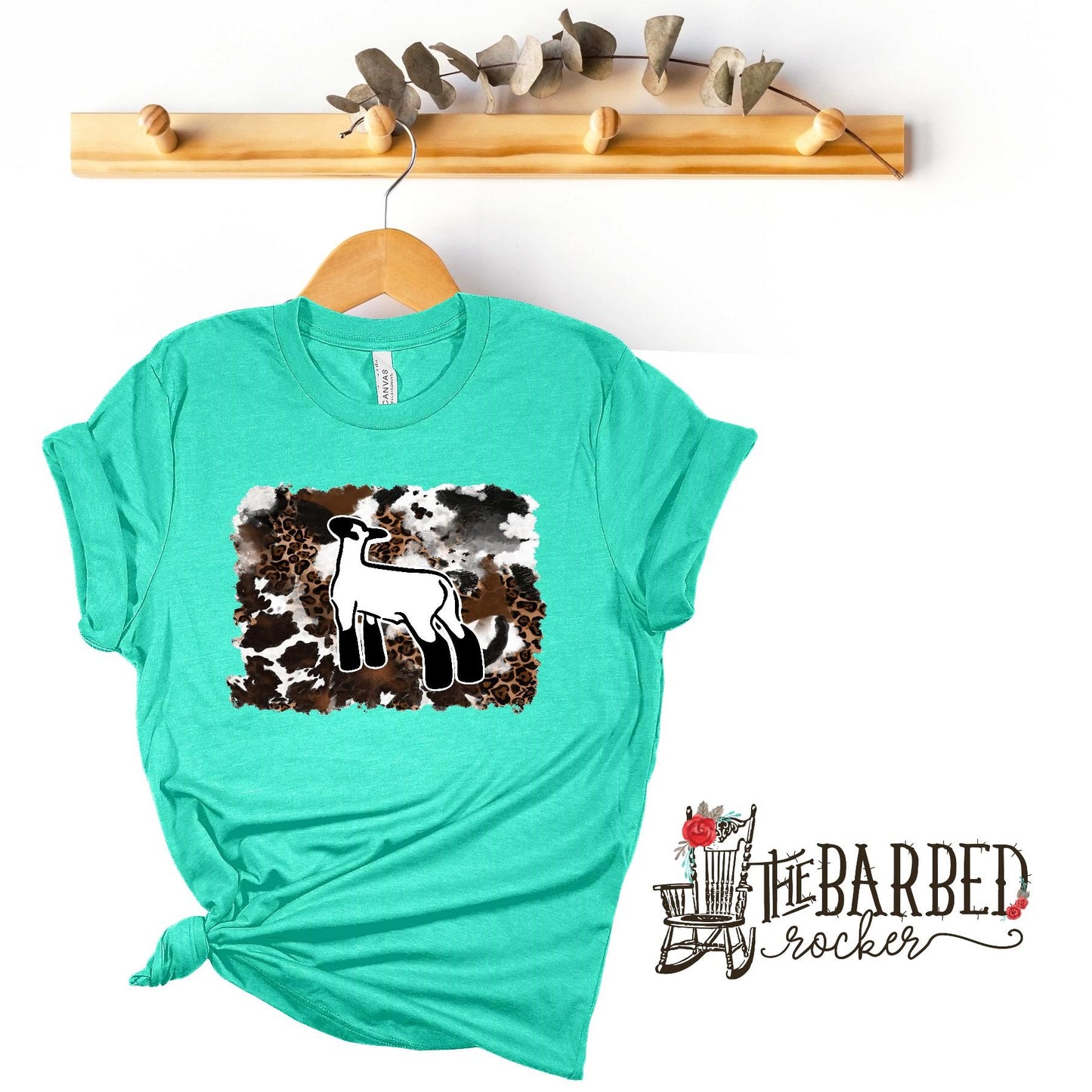 Cowhide Cheetah Lamb Stockshow T-Shirt Show