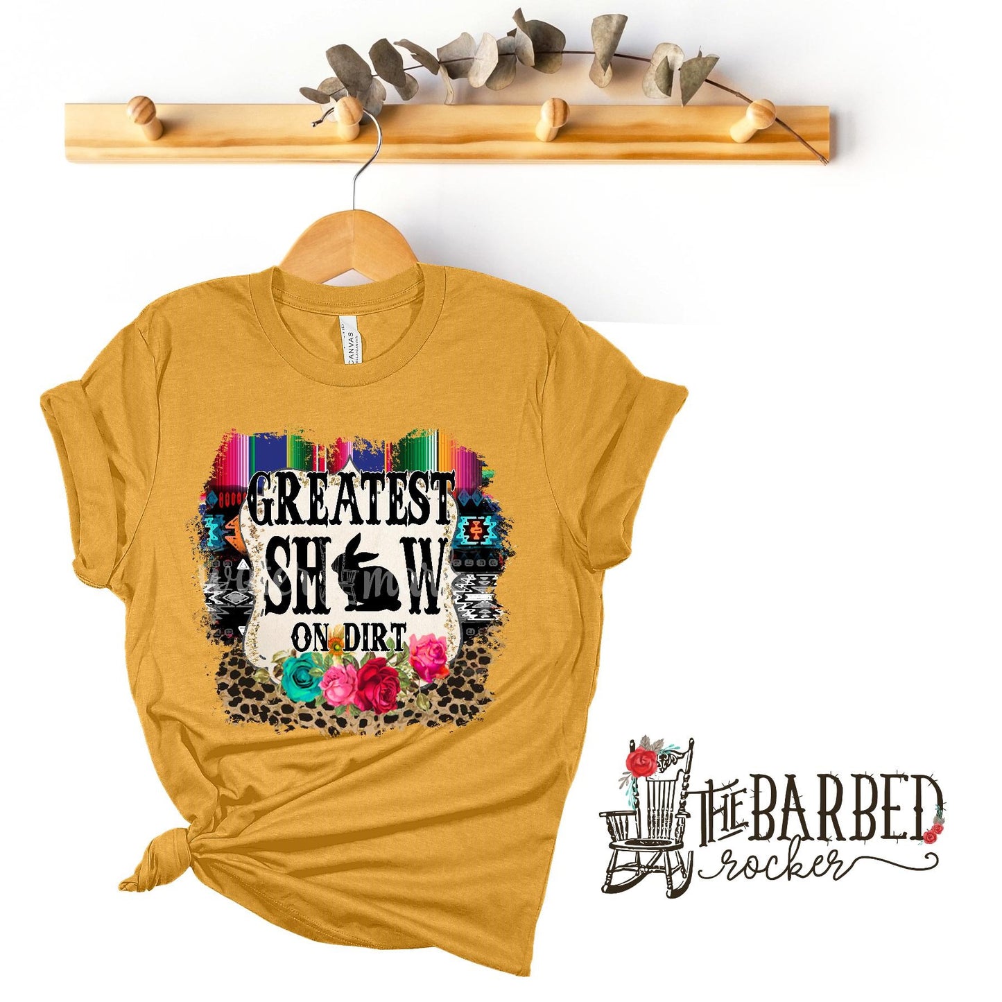 Youth Greatest Show on Dirt Pig T-Shirt