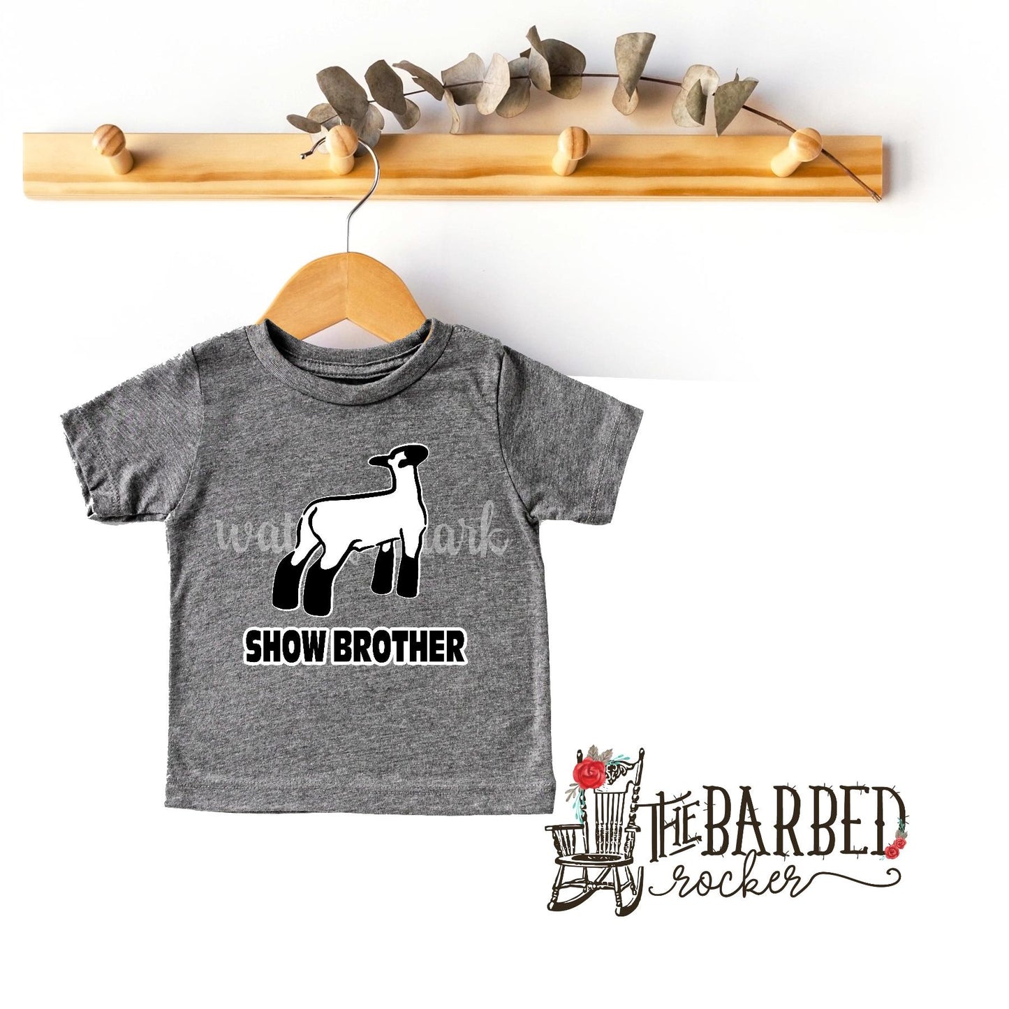 Toddler Cowhide "Show Brother Show Bro" Stockshow T-Shirt Show Girl