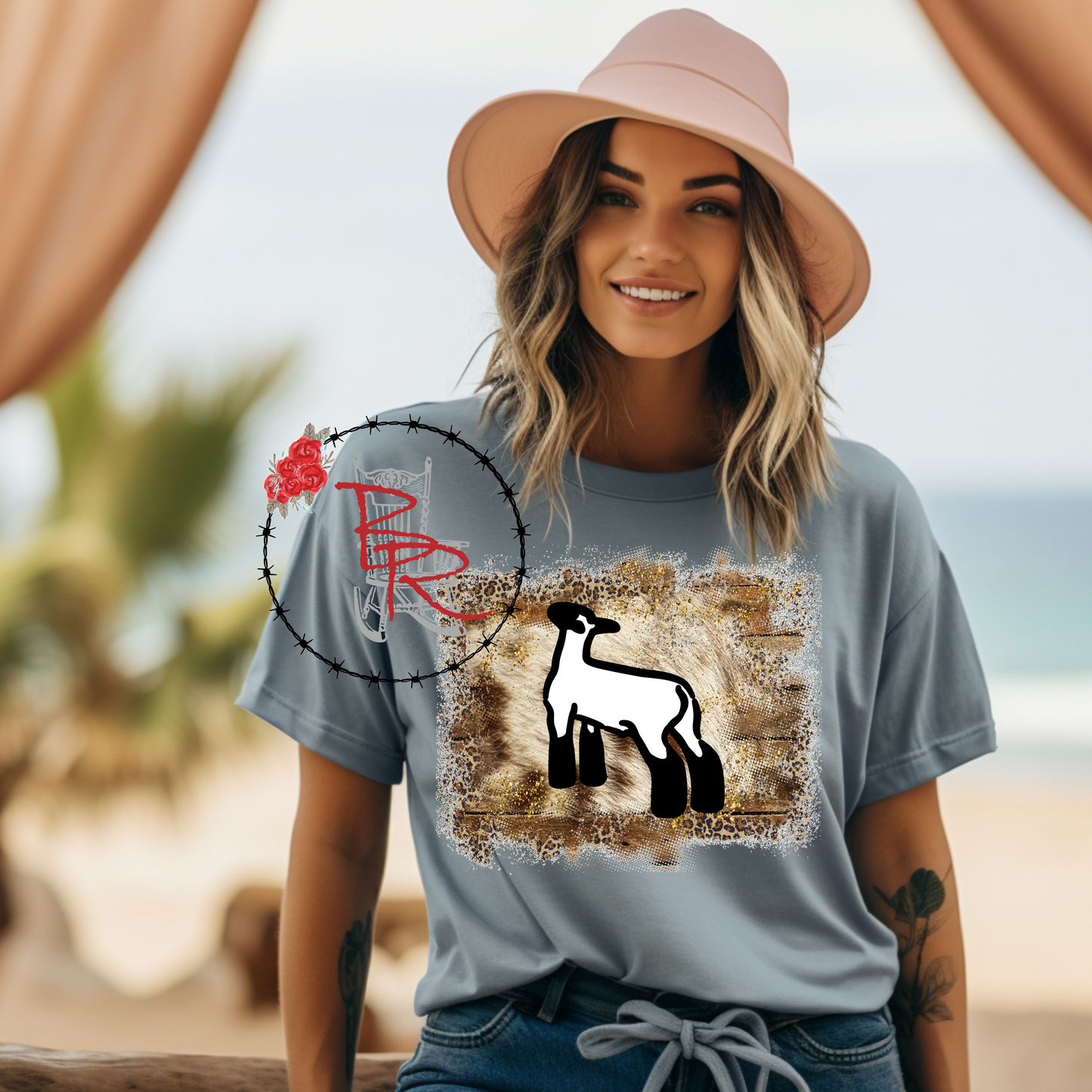Stockshow Cheetah Lamb Shirt