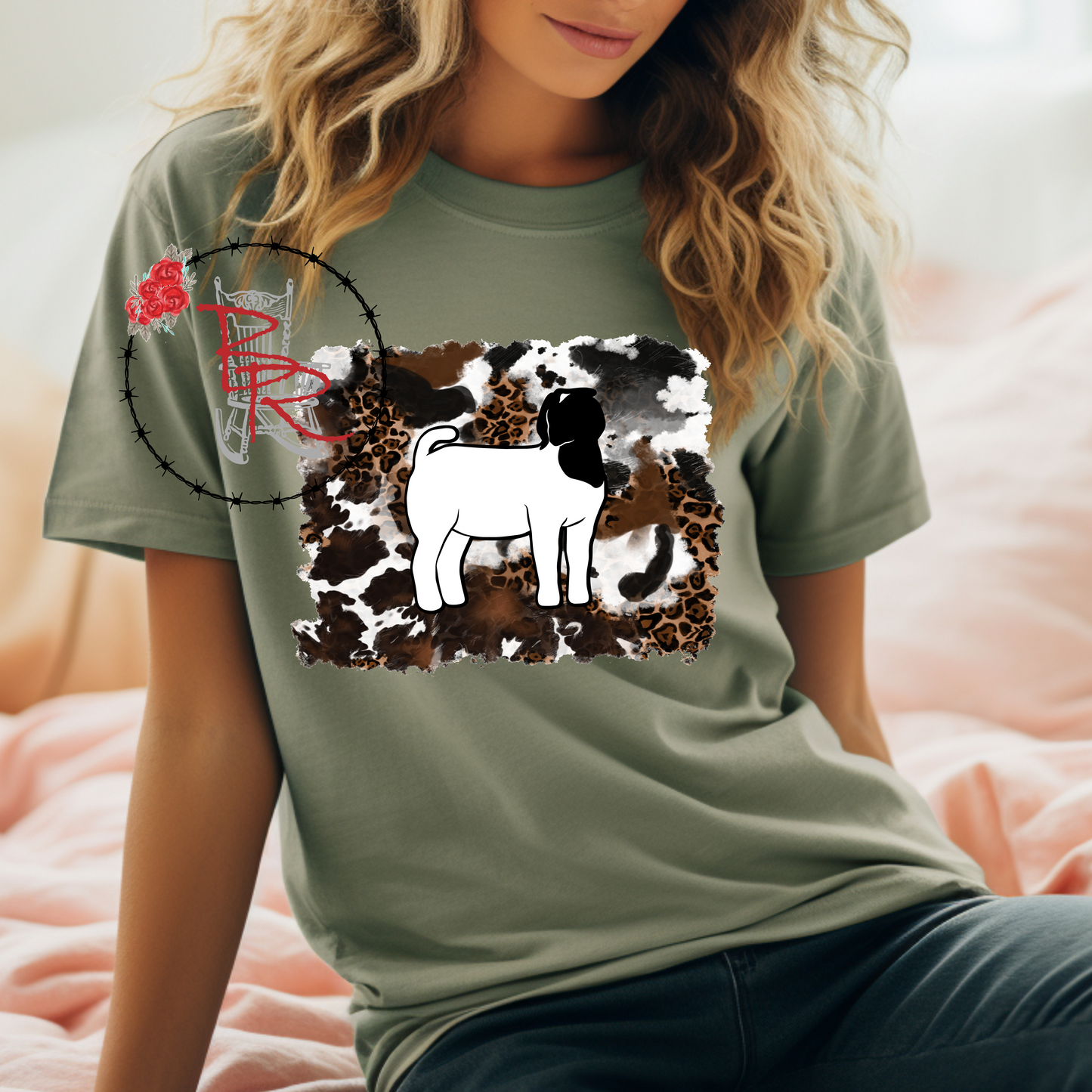 Cowhide Goat Stockshow Shirt