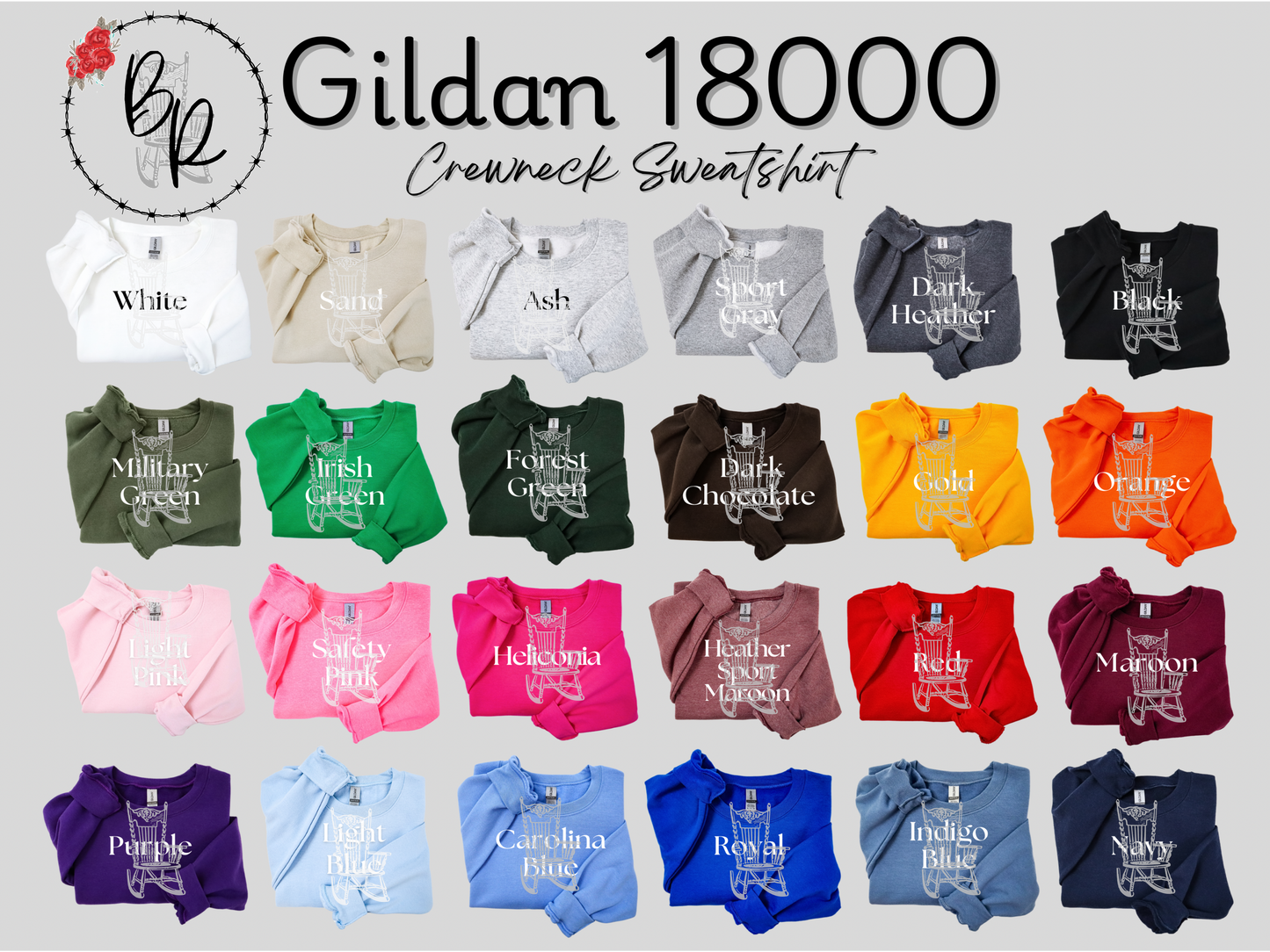 FFA Triple Round Animals Stockshow Sweatshirt Crew