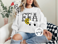 FFA Black Paisley with Lamb Sweatshirt Crew