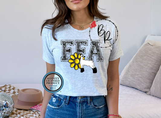 FFA Black Paisley Lamb Stockshow Stock Show T-Shirt Tee