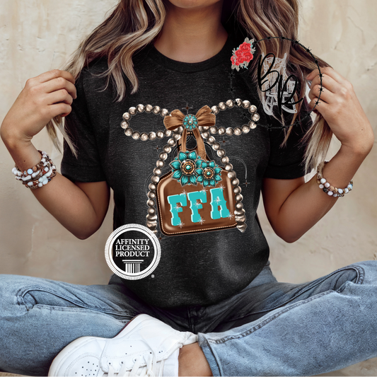 FFA Eartag Stockshow Stock Show T-Shirt Tee