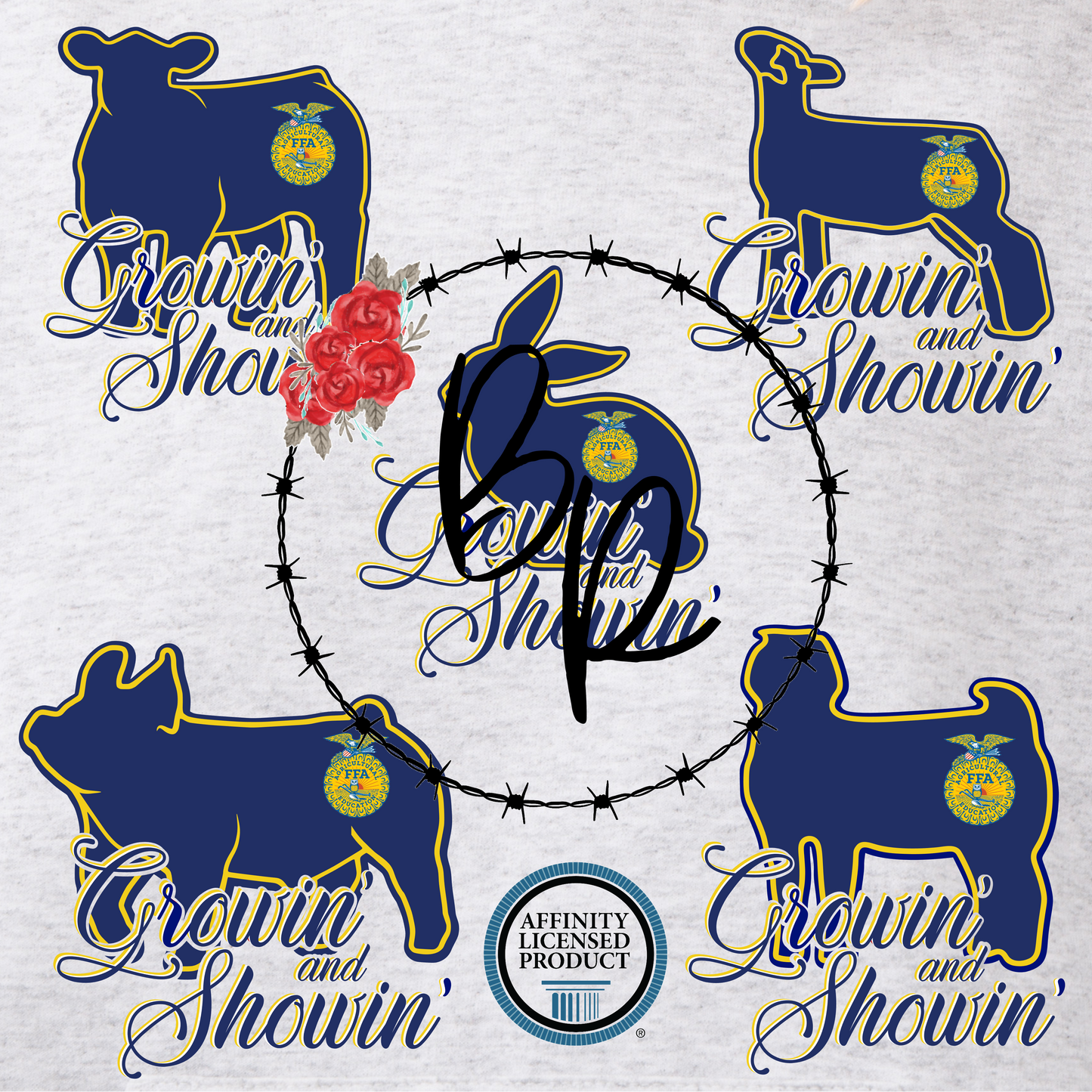 FFA Pig Growin' and Showin' Stockshow Stock Show Hoodie