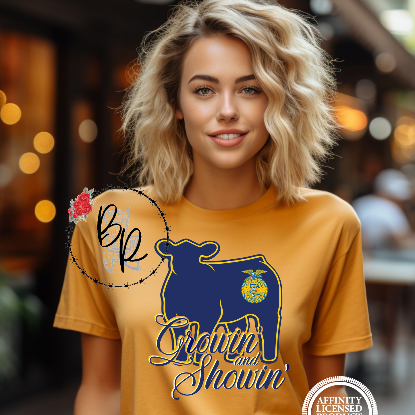 FFA Growin' and Showin' Heifer Stockshow Stock Show T-Shirt Tee