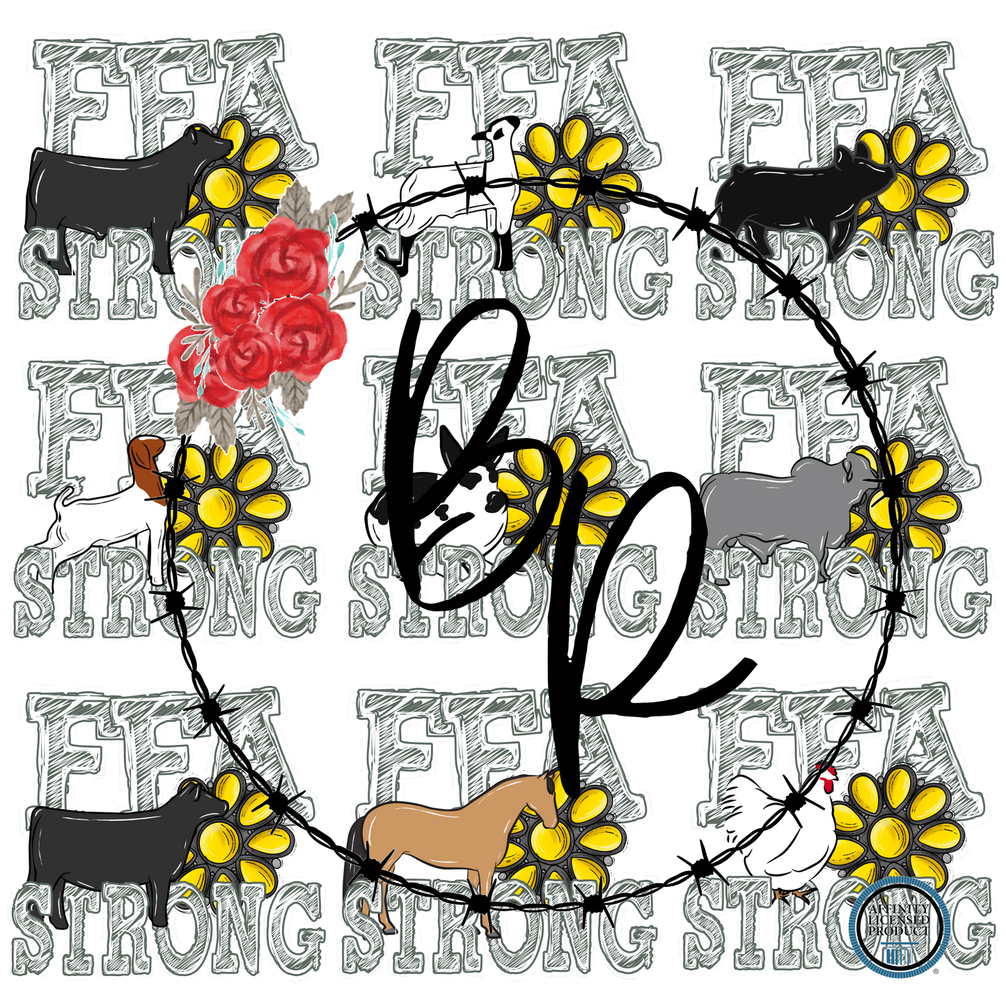 FFA Strong Chicken Stockshow Stock Show T-Shirt Tee
