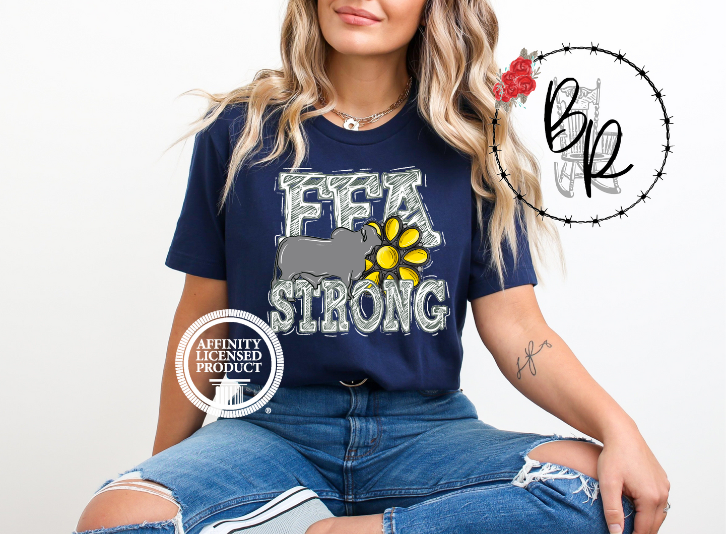 FFA Strong Brahman Stockshow Stock Show T-Shirt Tee