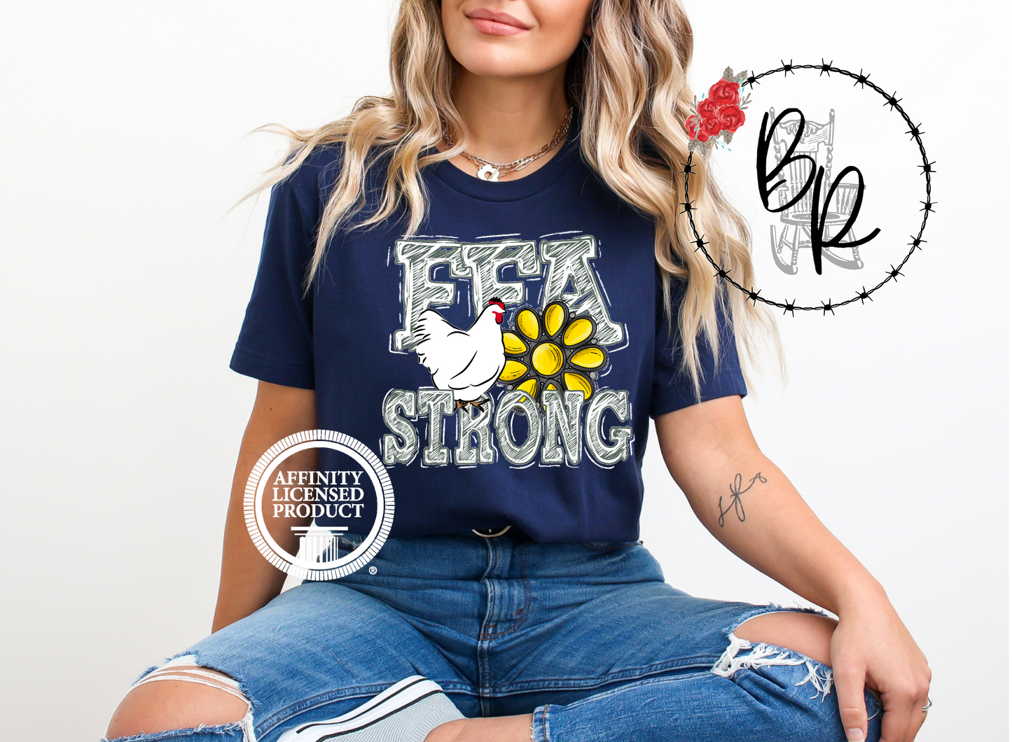 FFA Strong Chicken Stockshow Stock Show T-Shirt Tee