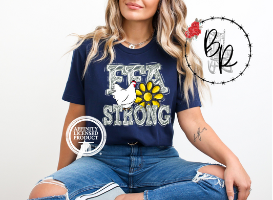 FFA Strong Chicken Stockshow Stock Show T-Shirt Tee