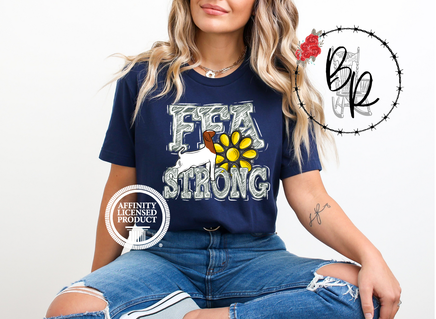 FFA Strong Goat Stockshow Stock Show T-Shirt Tee