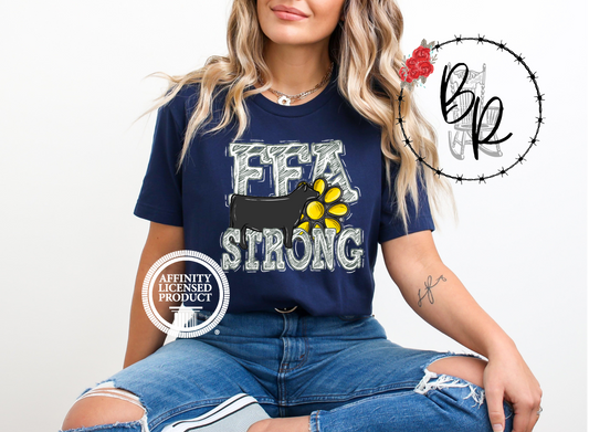 FFA Strong Heifer Stockshow Stock Show T-Shirt Tee