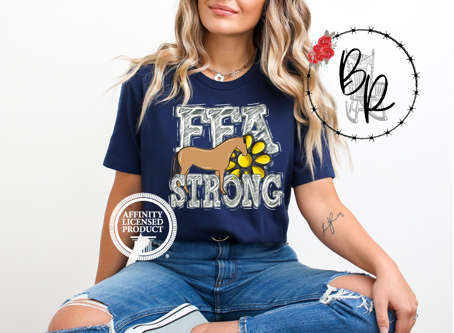 FFA Strong Horse Stockshow Stock Show T-Shirt Tee