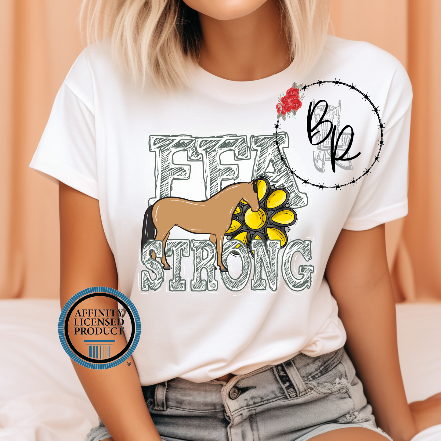 FFA Strong Horse Stockshow Stock Show T-Shirt Tee