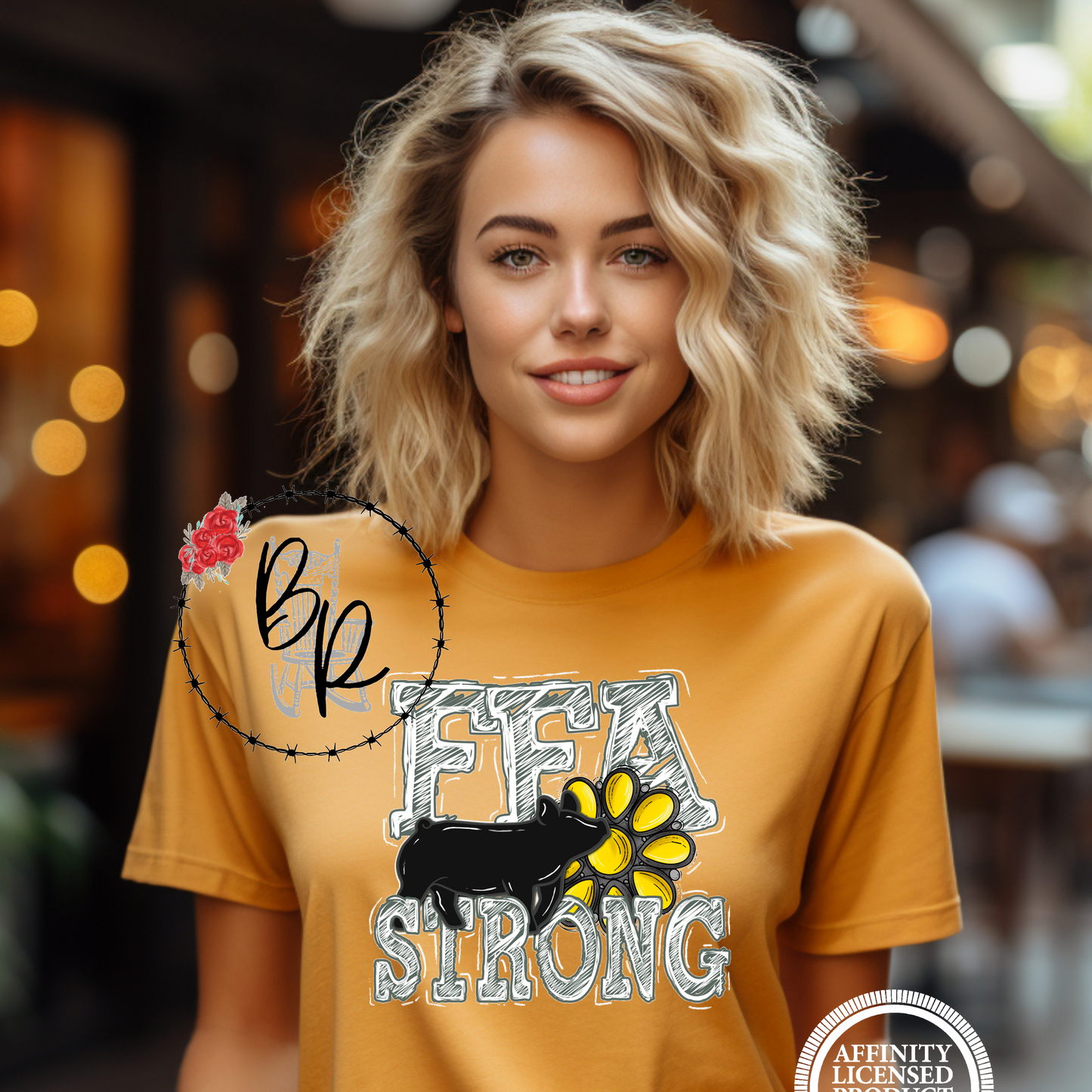 FFA Strong Pig Stockshow Stock Show T-Shirt Tee