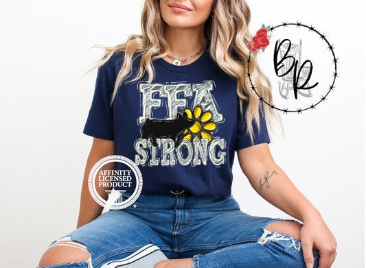 FFA Strong Pig Stockshow Stock Show T-Shirt Tee