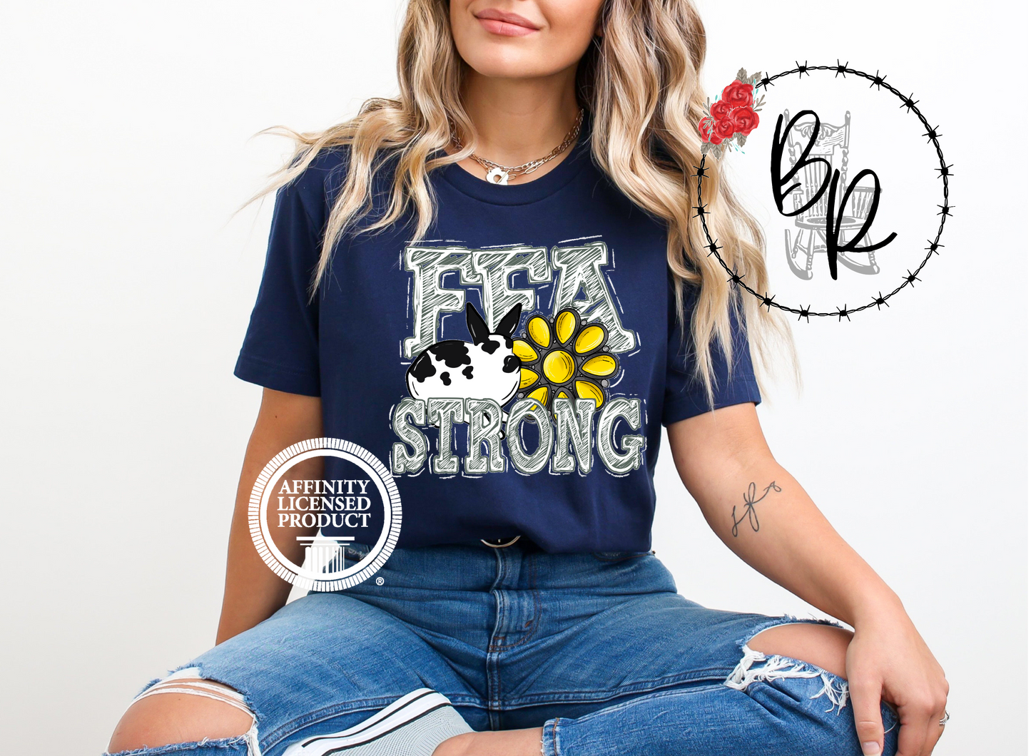 FFA Strong Rabbit Stockshow Stock Show T-Shirt Tee
