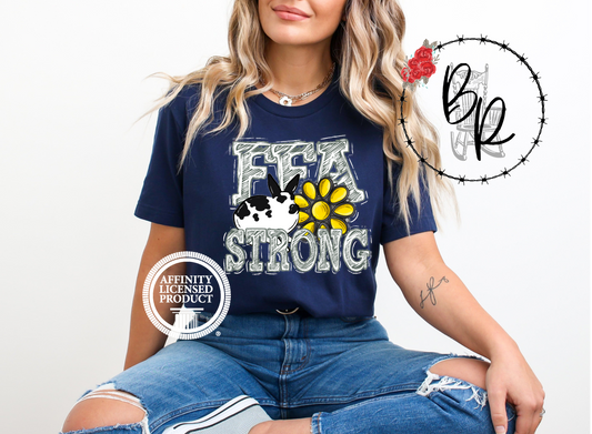 FFA Strong Rabbit Stockshow Stock Show T-Shirt Tee