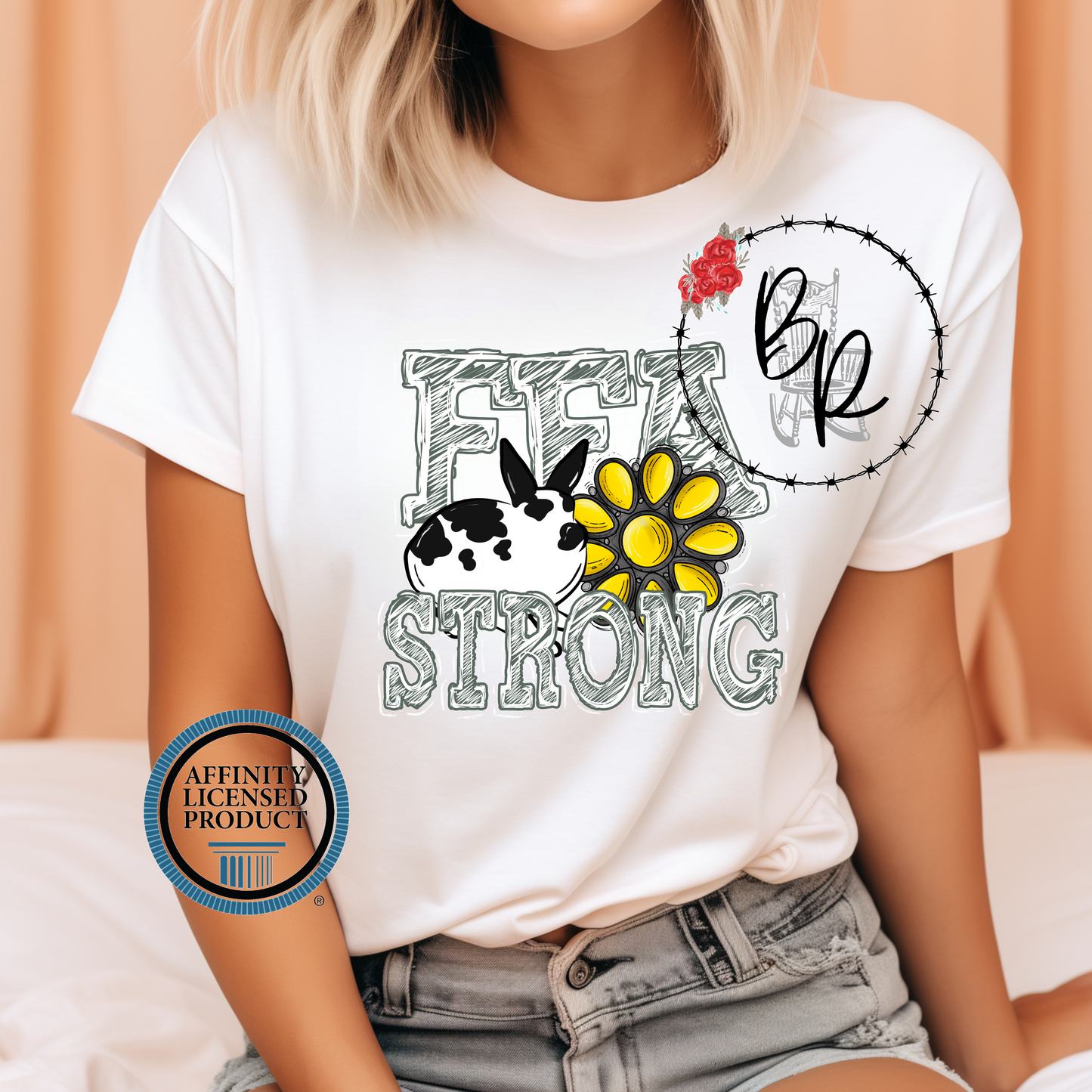 FFA Strong Rabbit Stockshow Stock Show T-Shirt Tee