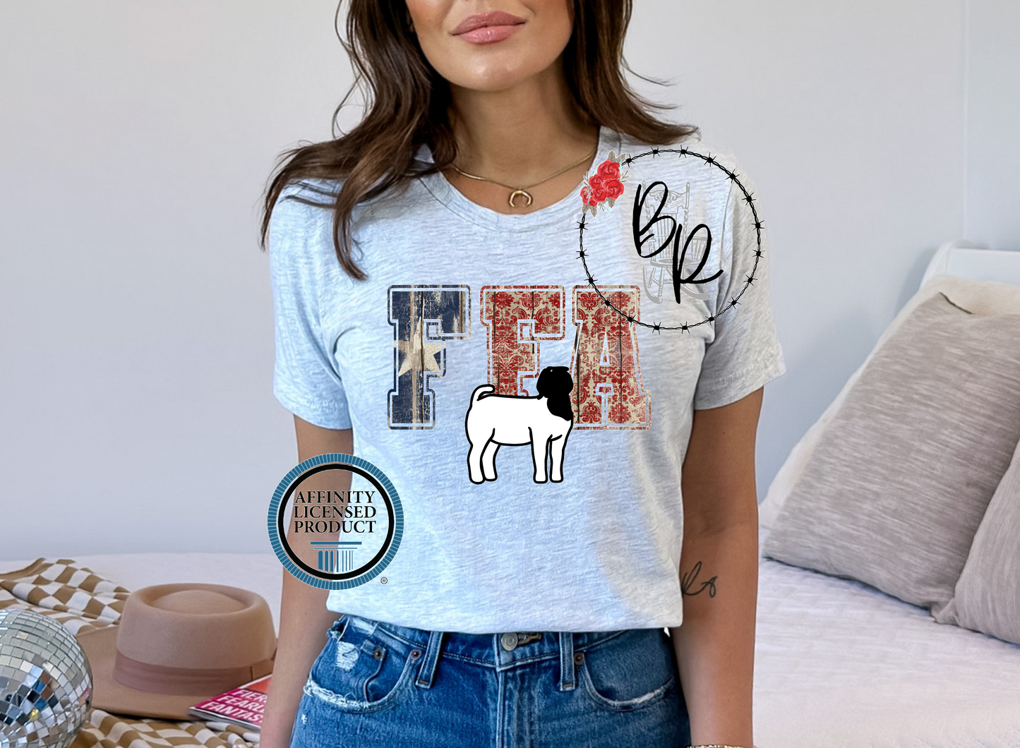 FFA Texas Star Goat Stockshow Stock Show T-Shirt Tee