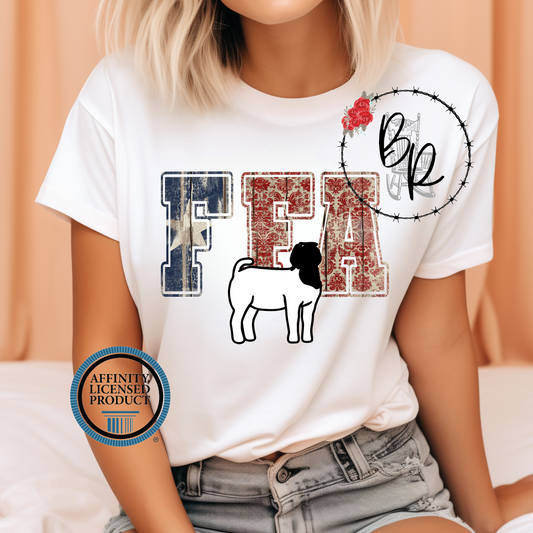 FFA Texas Star Goat Stockshow Stock Show T-Shirt Tee