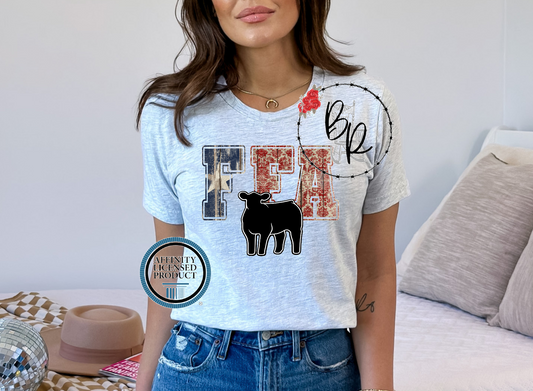 FFA Texas Star Heifer Stockshow Stock Show T-Shirt Tee