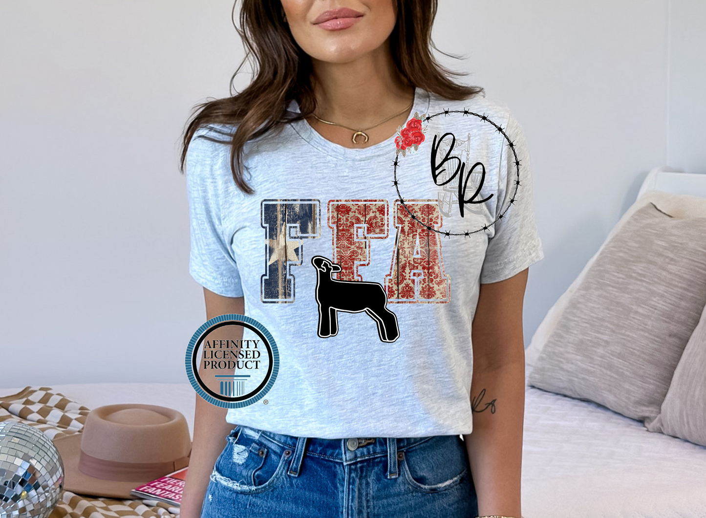 FFA Texas Star Lamb Stockshow Stock Show T-Shirt Tee