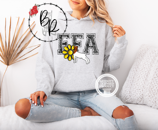 FFA Black Paisley with Goat Stockshow Stock Show Hoodie