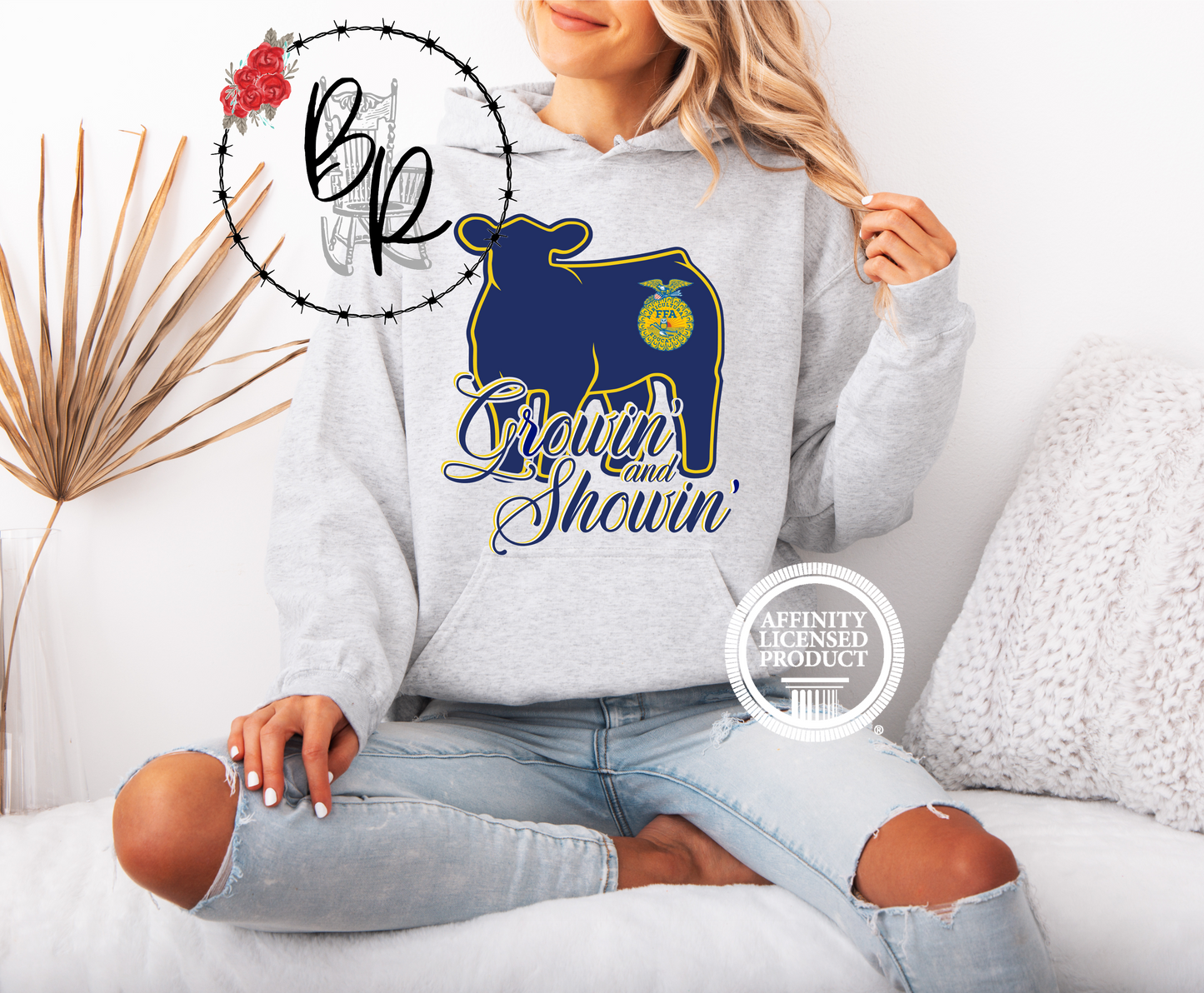 FFA Heifer Growin' and Showin' Stockshow Stock Show Hoodie