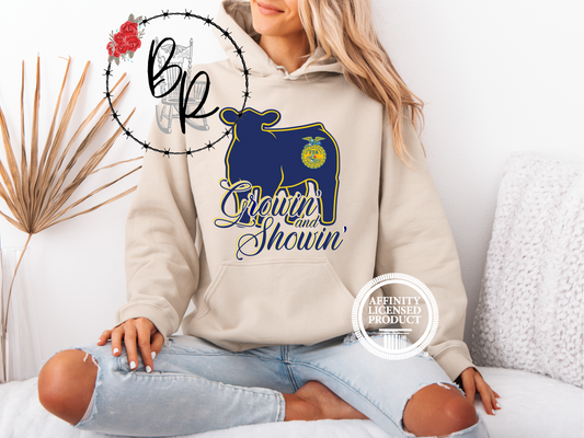 FFA Heifer Growin' and Showin' Stockshow Stock Show Hoodie