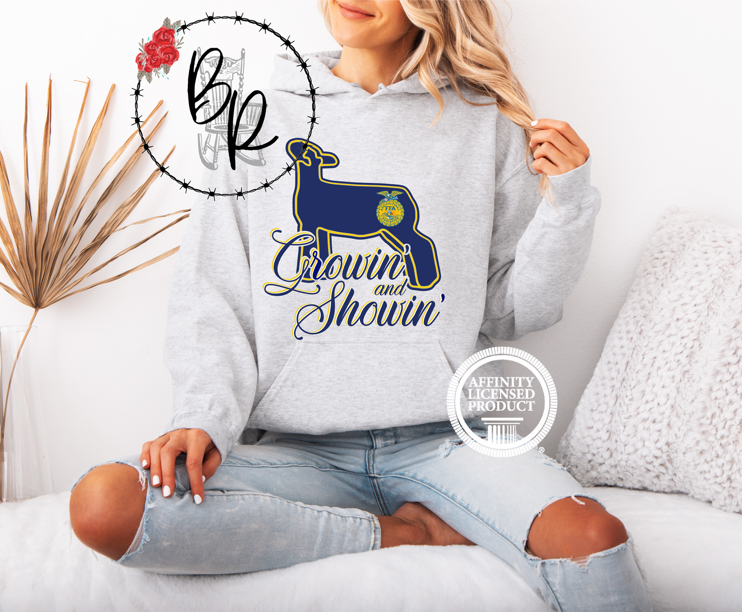 FFA Lamb Growin' and Showin' Stockshow Stock Show Hoodie