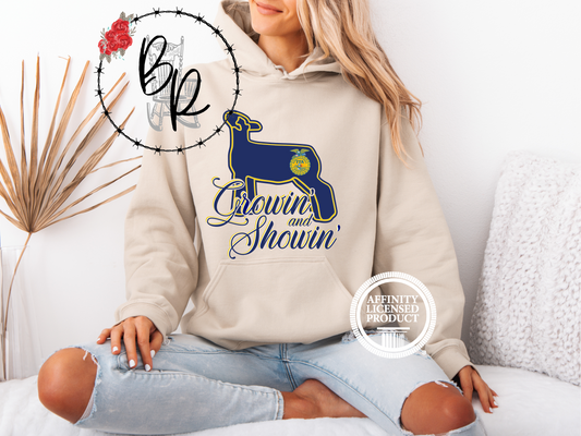 FFA Lamb Growin' and Showin' Stockshow Stock Show Hoodie