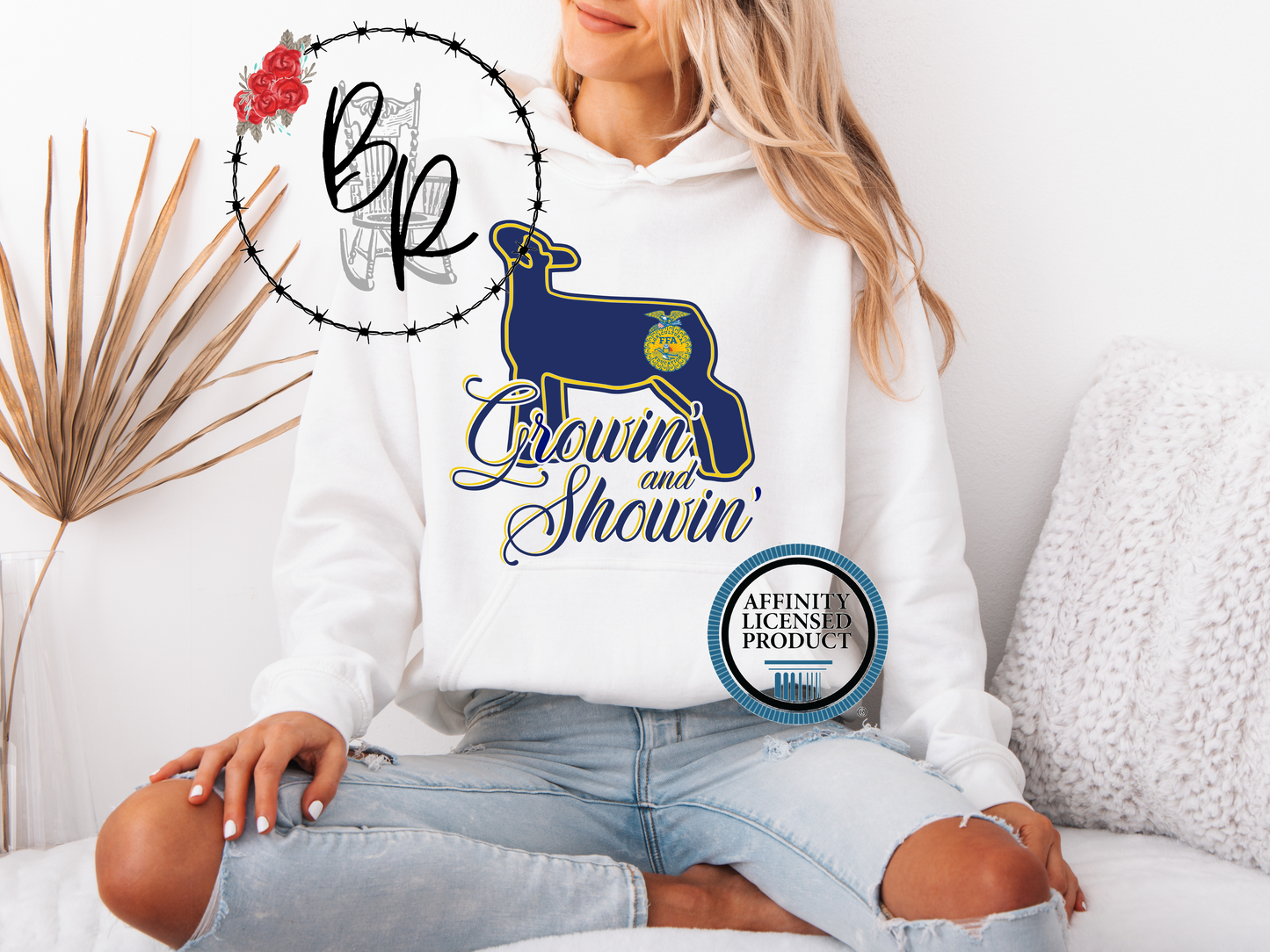 FFA Lamb Growin' and Showin' Stockshow Stock Show Hoodie