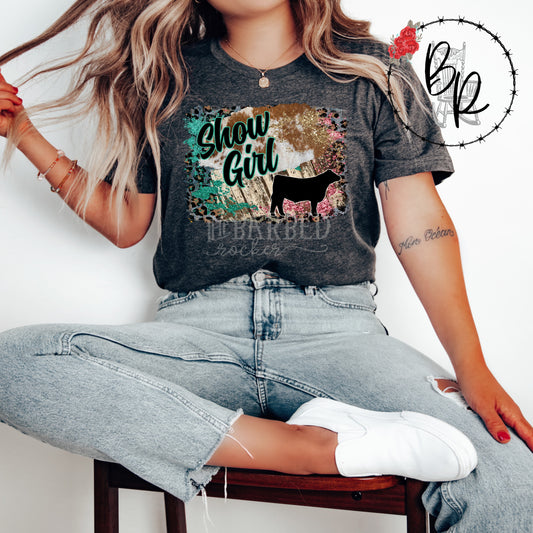 Youth Show Girl Steer Stockshow Shirt