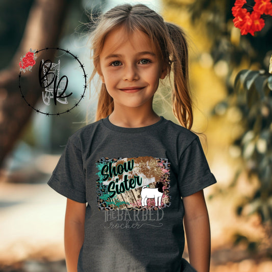 Toddler Stockshow Show Sister Goat Shirt