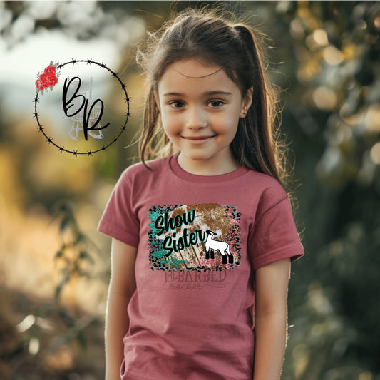 Toddler Stockshow Show Sister Lamb Shirt