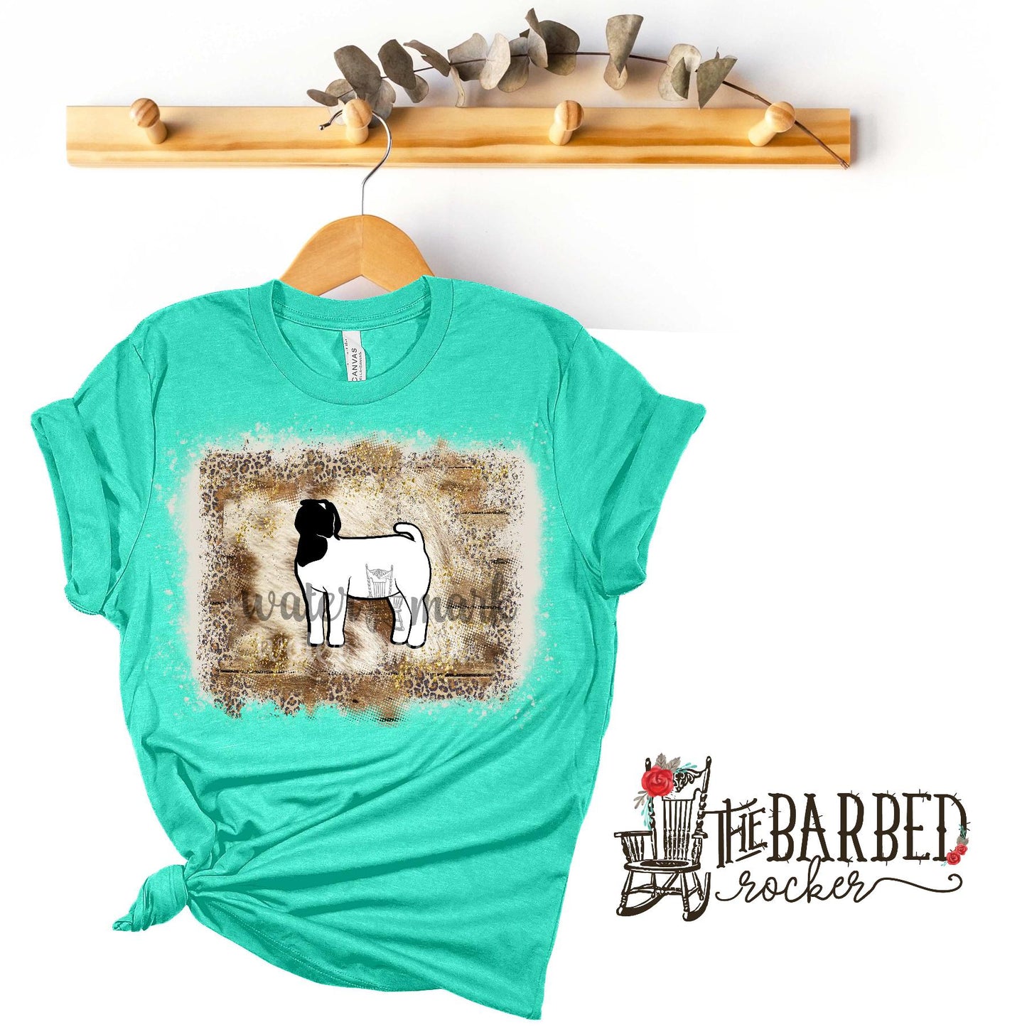 Bleached Cowhide Cheetah Boar Goat Stockshow T-Shirt
